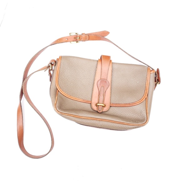Dooney & Bourke Handbags - Vintage Dooney & Bourke Tan Equestrian Crossbody